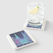 曲げアクロポリス ストーンコースター (横)