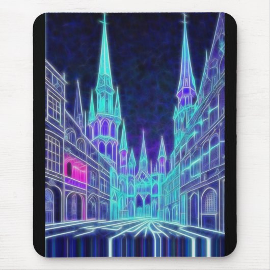 曲げアクロポリス マウスパッド (正面)