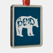 曲げクマ メタルオーナメント (右)