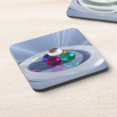 曲げライトコルクコースター コースター (左側)