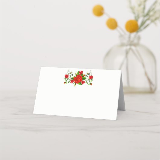 曲げ名座席表 プレイスカード (正面)