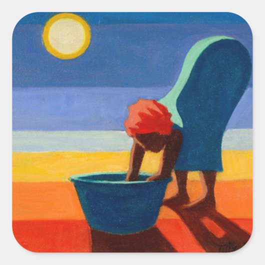 曲げ女性2005 スクエアシール (正面)