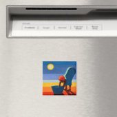 曲げ女性2005 マグネット (インサイチュ (食洗機))