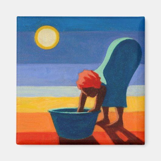 曲げ女性2005 マグネット (正面)