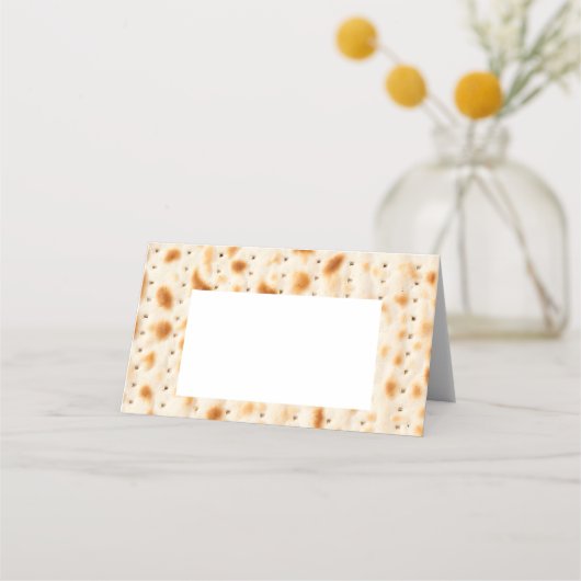 曲げ座席表、折り曲げスタイル：水平、紙: プレイスカード (正面)