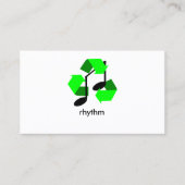 曲のお気に入りのリズム 名刺 (正面)