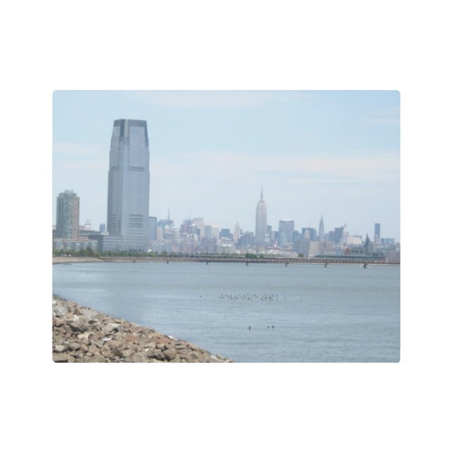 曲のまわりにげ メタルプリント (正面)