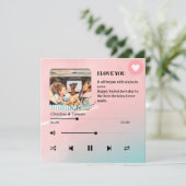 曲のプレイリスト写真ラブバレンタインデーのカード (スタンド正面)