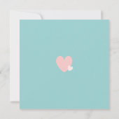 曲のプレイリスト写真ラブバレンタインデーのカード (裏面)