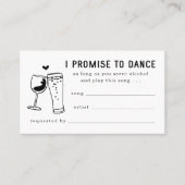 曲の要おもしろい求カード招待状エンクロージャ 名刺 (正面)