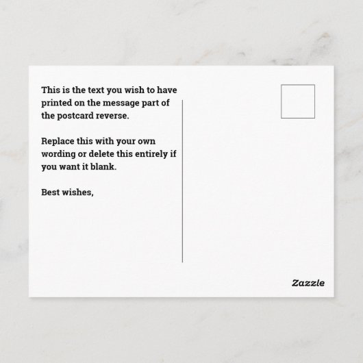 曲プロモーション- QRコードデザインはがき ポストカード (裏面)