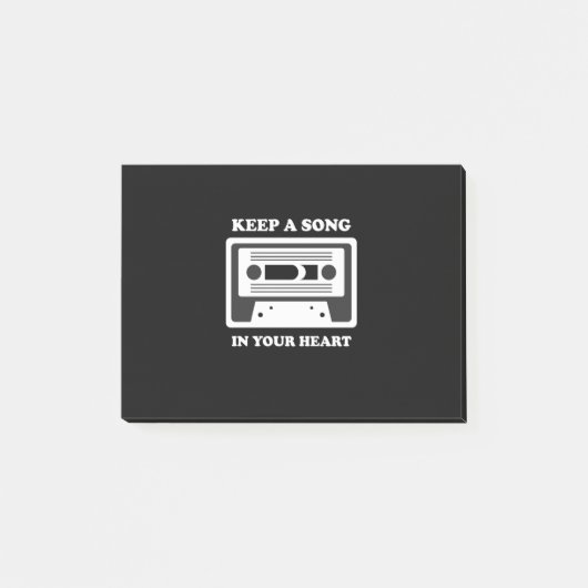 曲保をハートで聴く ポストイット (正面)