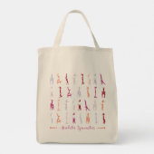 曲技体操スキルモンタージュトートバッグ トートバッグ (裏面)