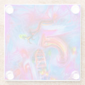 曲技恐怖症 ガラスコースター (裏面)