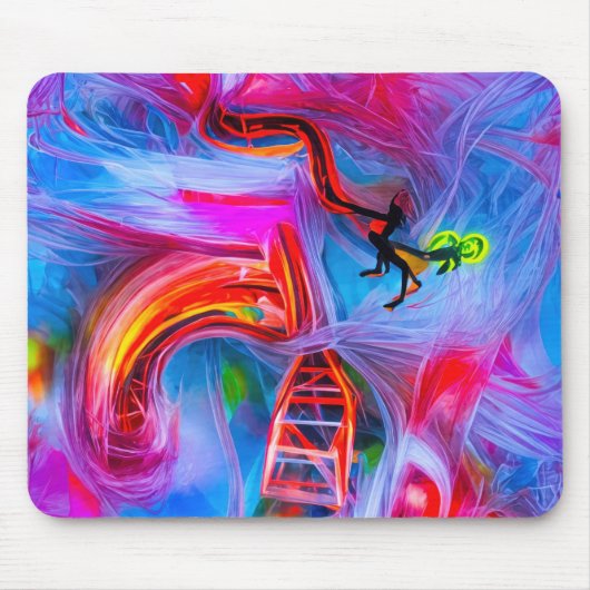 曲技恐怖症 マウスパッド (正面)