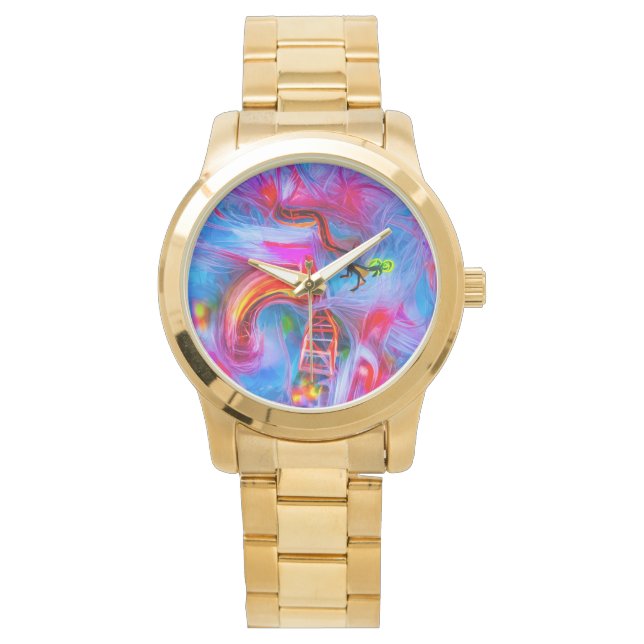 曲技恐怖症 腕時計 (正面)