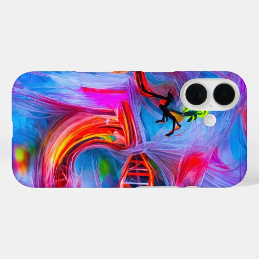 曲技恐怖症 Case-Mate iPhoneケース (裏面 (横))