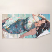 曲率ウィメンオンビーチ バスタオル (バスタオル)