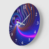 曲率宇宙 ラージ壁時計 (傾斜)