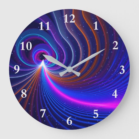 曲率宇宙 ラージ壁時計 (正面)