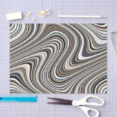 曲率抽象芸術図形 薄葉紙 (クラフト)