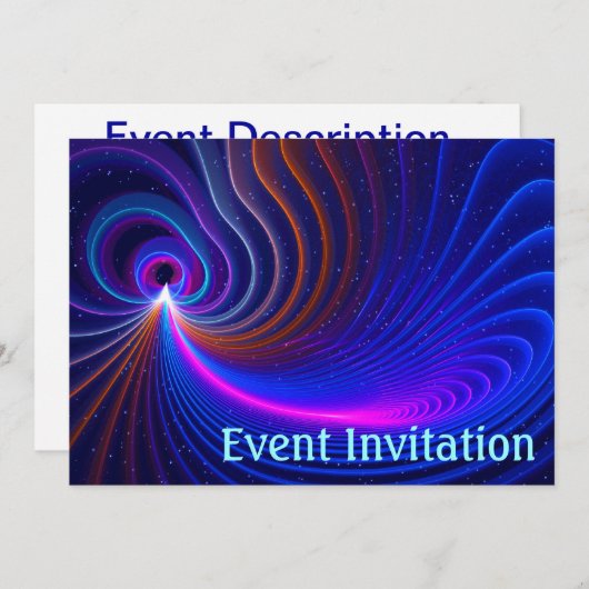 曲率 招待状 (正面/裏面)