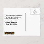 曲率 案内ポストカード (裏面)