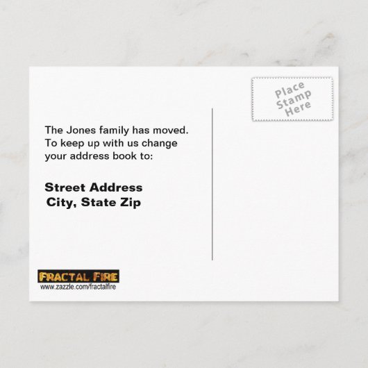 曲率 案内ポストカード (裏面)