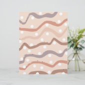 曲線とドットのスクラップブック紙 (スタンド正面)