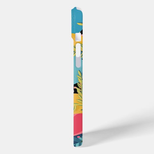 曲線とドット離れ付 Case-Mate iPhoneケース (裏面 / 左)