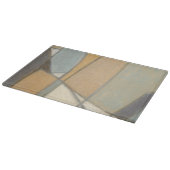 曲線とミュートされたアーストーン カッティングボード (角)