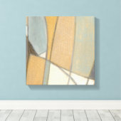 曲線とミュートされたアーストーン キャンバスプリント (インサイチュ (ウッドフロア))