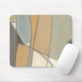 曲線とミュートされたアーストーン マウスパッド (マウス)