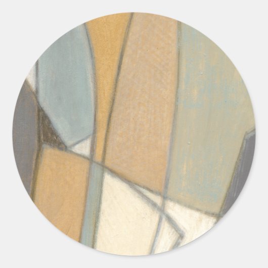 曲線とミュートされたアーストーン ラウンドシール (正面)