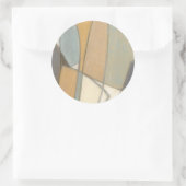 曲線とミュートされたアーストーン ラウンドシール (バッグ)