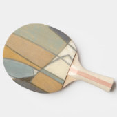曲線とミュートされたアーストーン 卓球ラケット (横)