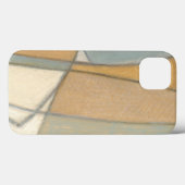 曲線とミュートされたアーストーン Case-Mate iPhoneケース (裏面 (横))