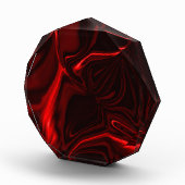 曲線と波紋が明るい赤、暗い背景？ フォトブロック (右)