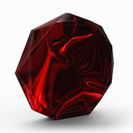 曲線と波紋が明るい赤、暗い背景？ フォトブロック