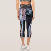 曲線と線分 カプリレギンス (裏面)