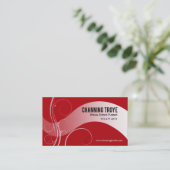 曲線のそれの特別なイベントのプランナーの調整者 名刺 (スタンド正面)