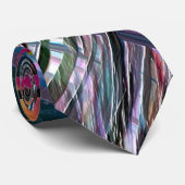 曲線のような宇宙道路、カラフルノッチ ネクタイ (ロール)