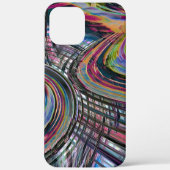 曲線のような宇宙道路、カラフルノッチ Case-Mate iPhoneケース (裏面)