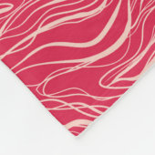 曲線のスケッチ フリースブランケット (角)