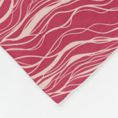 曲線のスケッチ フリースブランケット (角)