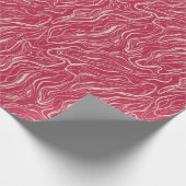 曲線のスケッチ ラッピングペーパー (角)