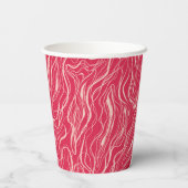 曲線のスケッチ 紙コップ (裏面)