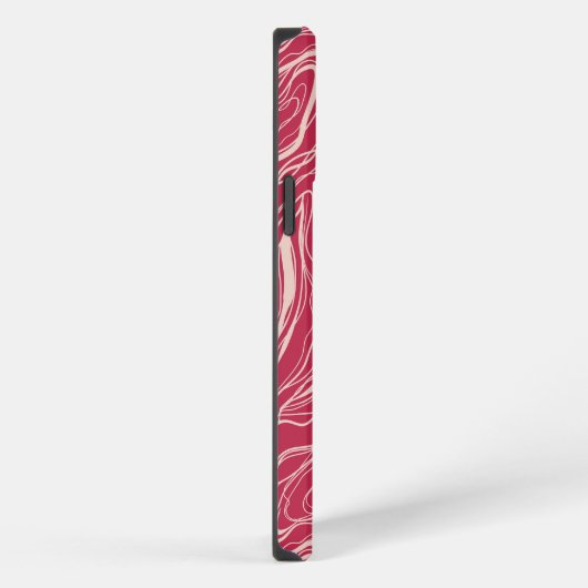 曲線のスケッチ iPhoneケース (右側面)