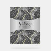 曲線の分岐離れ灰色G626 アクリルサイン (正面)