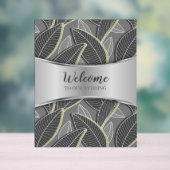 曲線の分岐離れ灰色G626 アクリルサイン (ニュートラル)